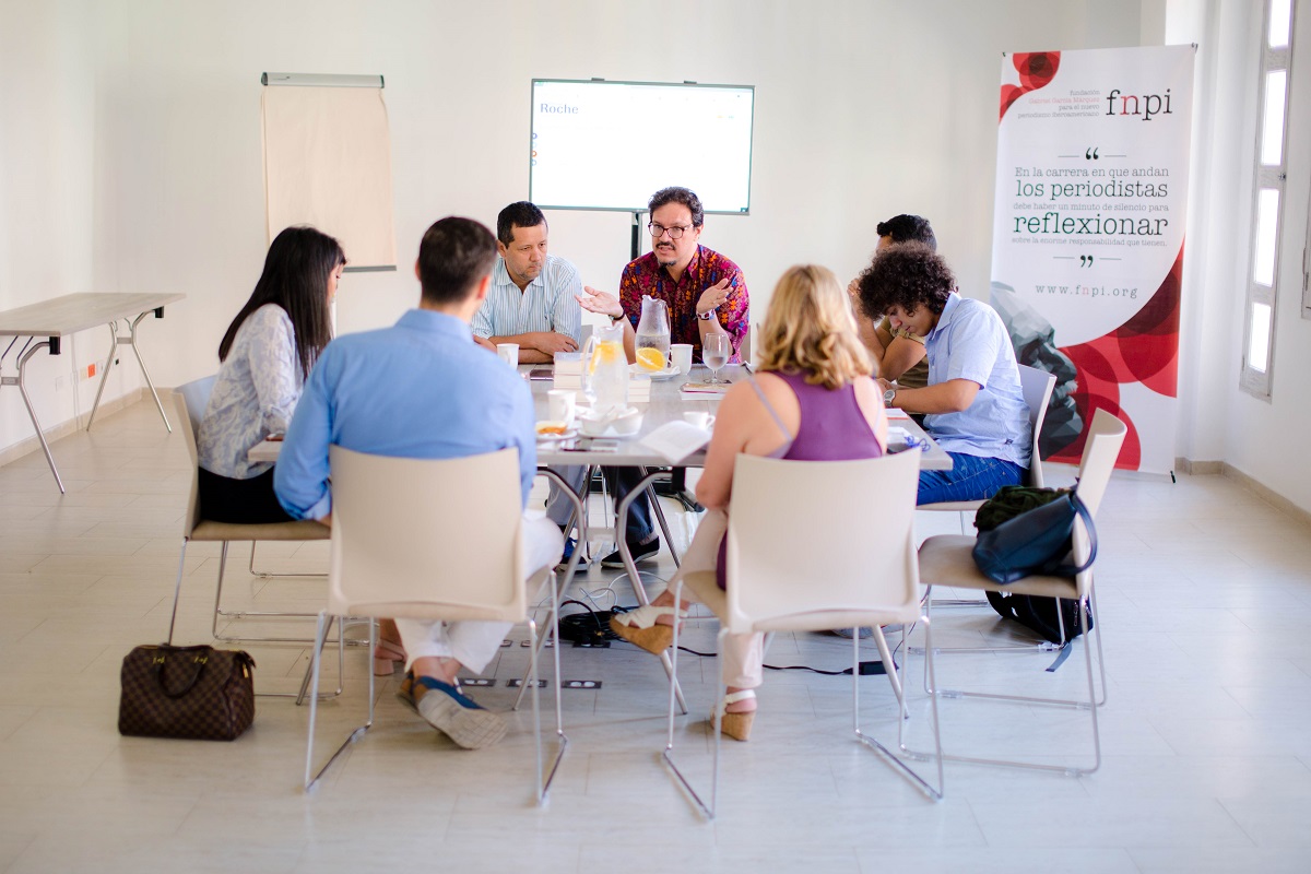 El 3 y 4 de junio se reunieron los jurados de la quinta edición del Premio Roche de Periodismo en Salud. - Crédito foto: Rafael Bossio Fotografía/FNPI