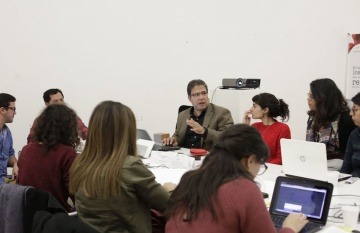 Segundo día del taller de crónica en Buenos Aires. Foto: Vera Rosemberg/ FNPI.