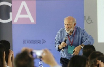 Adelino Gomes en el Festival Gabo | Fotografía: David Estrada Larrañeta