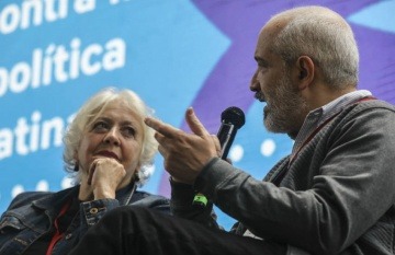 Mónica González y Daniel Moreno, maestros del Taller virtual Nuevas miradas para viejos temas. Foto: Joaquín Sarmiento / FNPI.