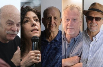 Martín Caparrós, Leila Guerriero, Jonathan Levi, Jon Lee Anderson y Héctor Feliciano / FNPI. 