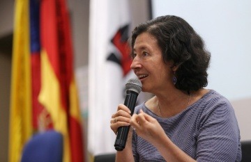 María Teresa Ronderos, directora del Centro Latinoamericano de Investigación Periodística (CLIP). Foto: Universidad del Norte.