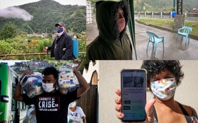 La comunidad de Río Verde, en Ecuador, y las favelas del Complexo do Alemão, de Brasil, se ha organizado para evitar la propagación del virus, en medio de la falta de presencia estatal.