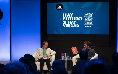 Presentación del informe de la Comisión de la Verdad en Madrid, España. Foto: Cortesía Casa América.