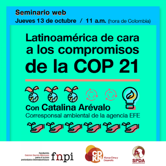 Seminario web: Latinoamérica de cara a los compromisos de la COP 21