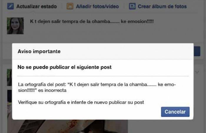 ¿Es cierto que Facebook cerrará tu cuenta si tienes mala ortografía?… ¡Responde el quiz semanal!