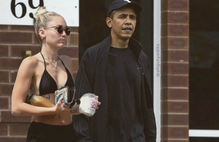 ¿Es auténtica esta fotografía de Miley Cyrus y Barack Obama?... ¡Responde nuestro quiz de noticias! 