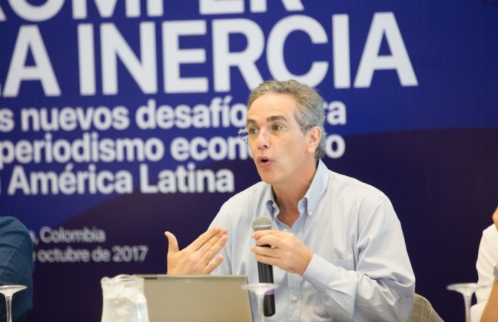 Luis Miguel González, director editorial de El Economista (México). Foto: Rafael Bossio / FNPI.