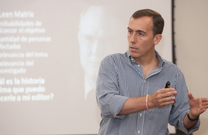 Hugo Alconada Mon, prosecretario de redacción de La Nación (Argentina). Foto: André Bueno / FNPI.