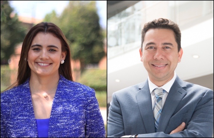 Yahira Guzmán y Víctor García-Perdomo. Foto: Universidad de La Sabana.