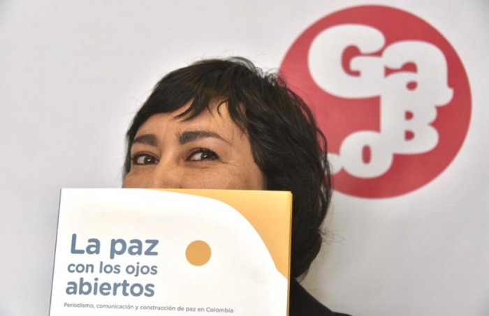 Nubia E. Rojas, redactora del libro. Fotografía: Guillermo Legaria. 