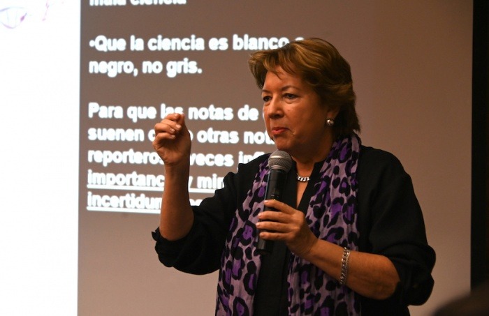 Ángela Posada-Swafford. Foto: Lucía Vergara / Fundación Gabo.
