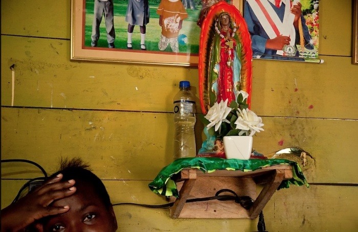 Mujer desplazada por el conflicto armado colombiano. Foto: Natalia Gómez Carvajal.