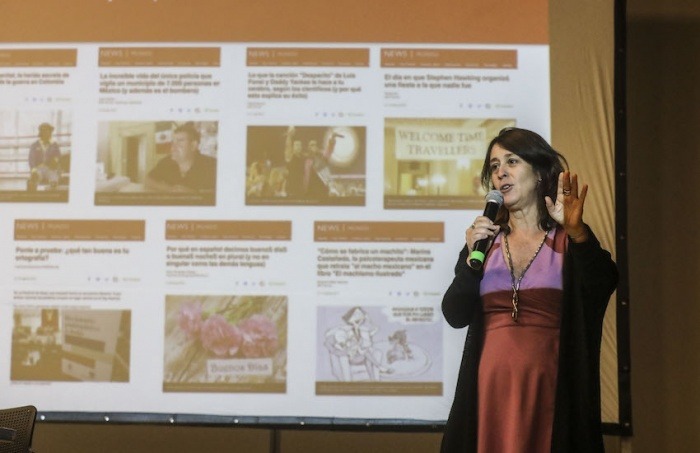Carolina Robino, editora de BBC Mundo. Foto: Joaquín Sarmiento / Fundación Gabo.