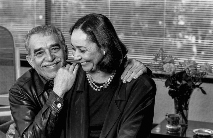 Gabo y Mercedes Barcha en 1990. Foto: Hernán Díaz.