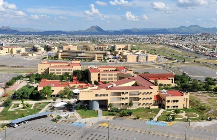 Panorámica de la Universidad Autónoma de Chihuahua. Tomada del sitio oficial de la Universidad en www.uach.mx