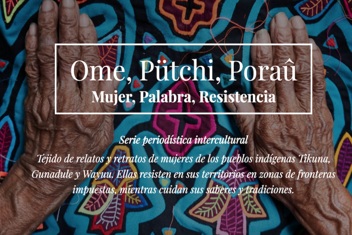 Captura de pantalla de la serie Ome, Pütchi, Poraû – “Mujer, Palabra, Resistencia”. 