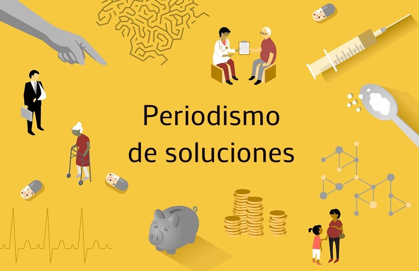 Ilustración tomada del curso de periodismo de soluciones aplicado a temas de salud en solutionsjournalism.org