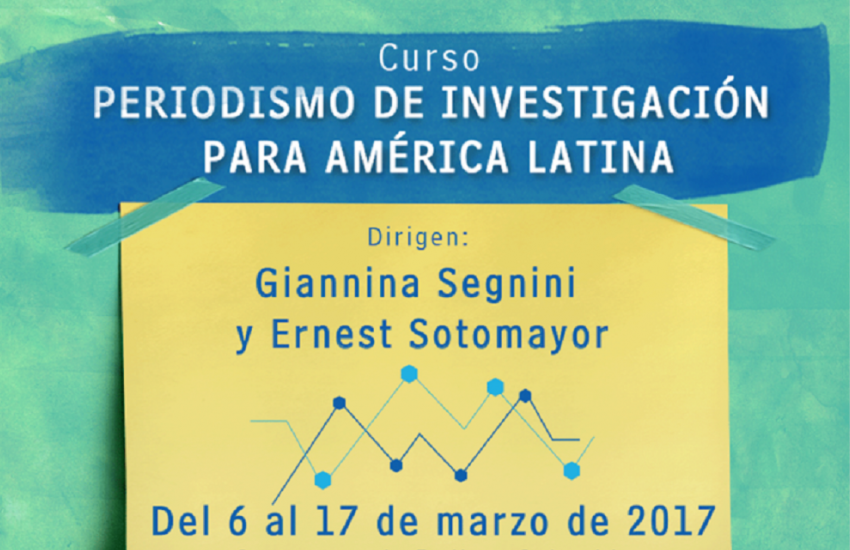 Abiertas las inscripciones al curso de Periodismo de Investigación para América Latina