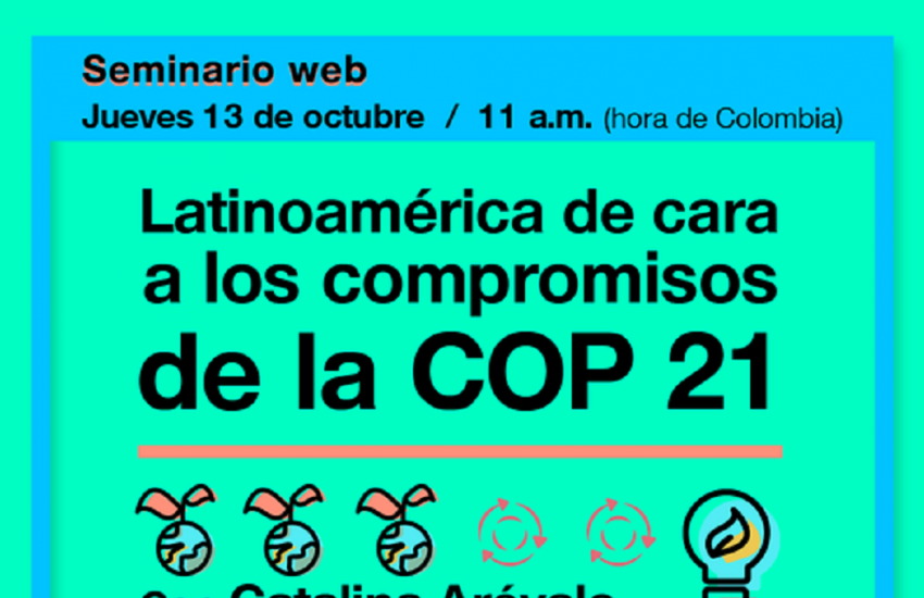 Seminario web: Latinoamérica de cara a los compromisos de la COP 21