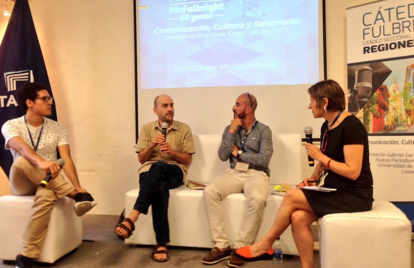 Jorge Iván Caraballo, Hernando Álvarez, Germán Molina y Cristina Valdés.