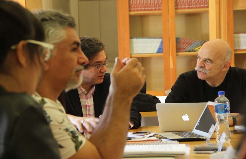 Tercer día del Taller de libros periodísticos con Martín Caparrós. Foto: Jorge Luis Plata.