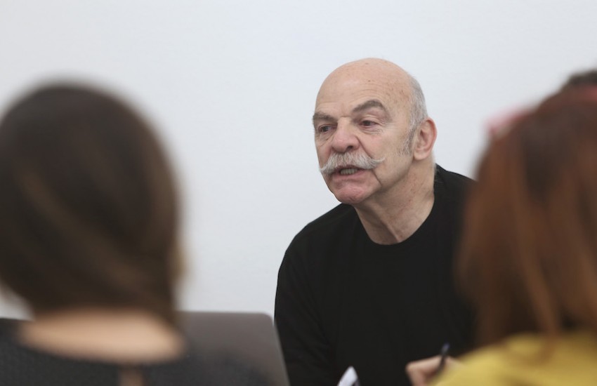 Martín Caparrós, maestro del Taller de libros periodísticos / Foto: Gonzalo Martínez