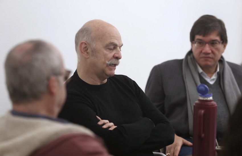 Martín Caparrós, maestro del Taller de libros periodísticos. / Foto: Gonzalo Martínez.