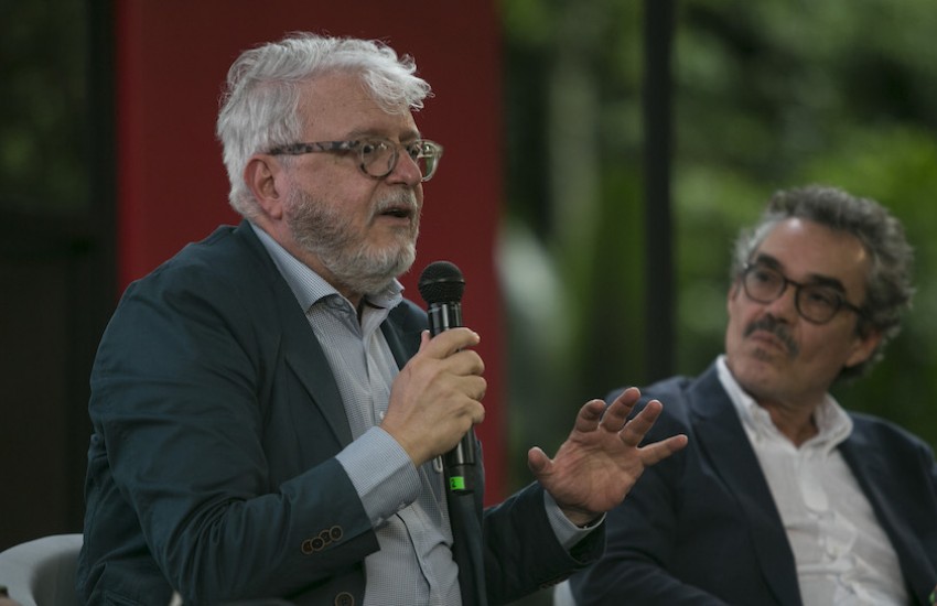 Alberto Abello Vives (D. E. P.) participó en el Festival Gabo 2018. Foto: David Estrada Larrañeta / FNPI.