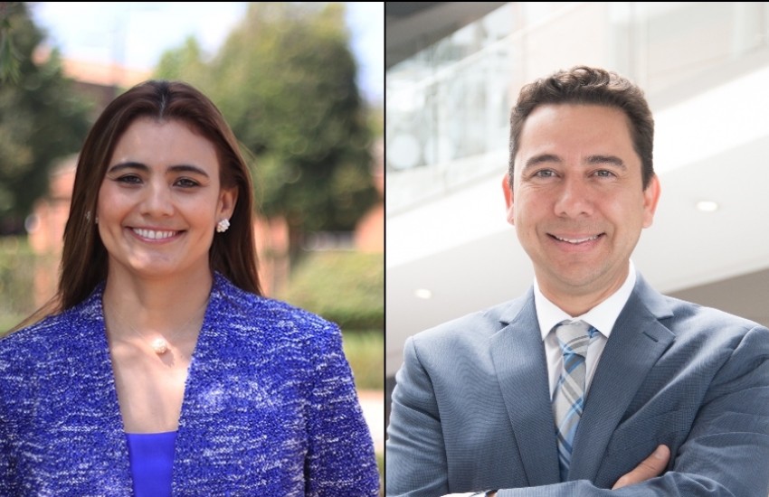 Yahira Guzmán y Víctor García-Perdomo. Foto: Universidad de La Sabana.