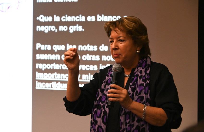 Ángela Posada-Swafford. Foto: Lucía Vergara / Fundación Gabo.