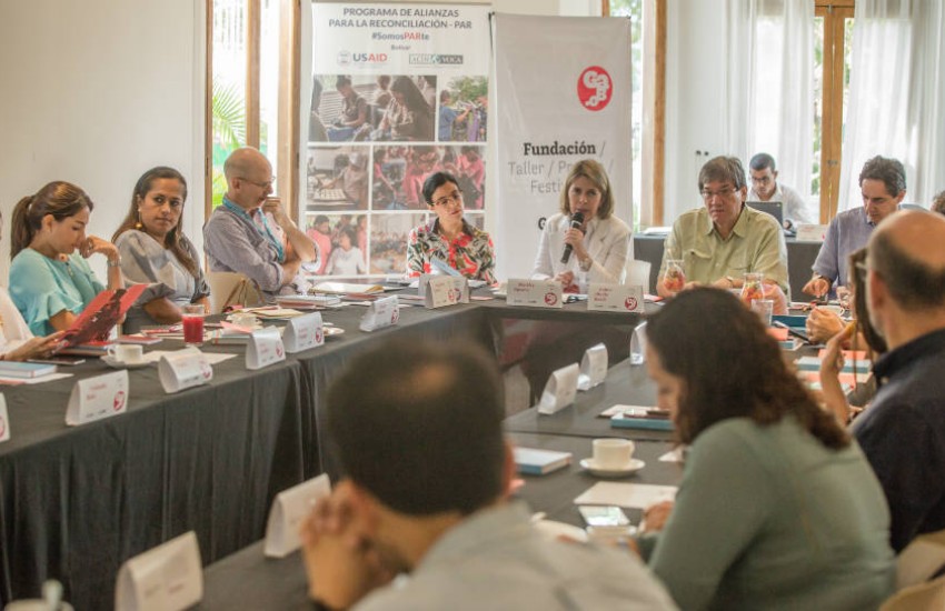 El encuentro con directores y editores de medios de Colombia se realizó en Cartagena, el pasado viernes 31 de enero. Foto: Rafael Bossio / Fundación Gabo.