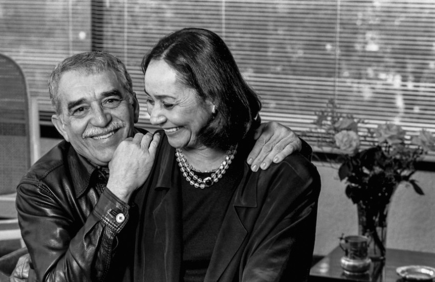 Gabo y Mercedes Barcha en 1990. Foto: Hernán Díaz.