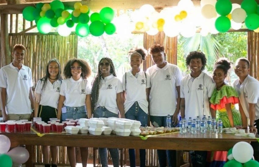 Durante su actividad de lanzamiento, los jóvenes de Cocosabara realizaron una muestra cultural y audiovisual sobre los productos comunicacionales.