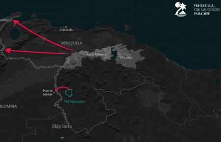 El reportaje rastreó las rutas de contrabando que llegan a Estados Unidos, Europa y Medio Oriente.