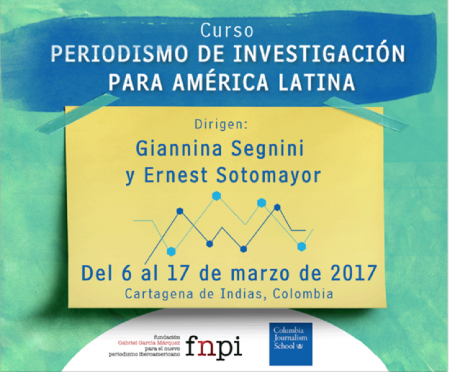 Abiertas las inscripciones al curso de Periodismo de Investigación para América Latina