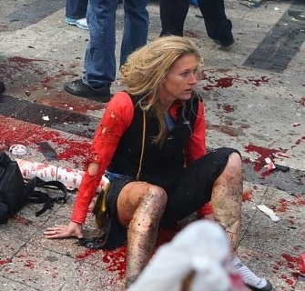 Fotografía de los atentados en la maratón de Boston: John Tlumacki / The Boston Globe