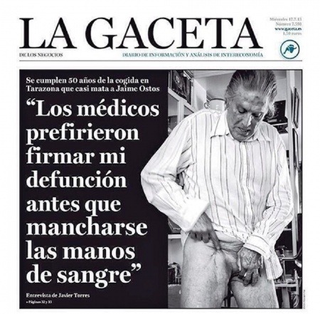 Portada de Gaceta el 17 de julio 2013