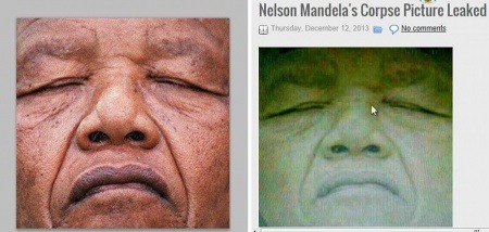 La fotografía de AFP a la izquierda, el fotomontaje a la derecha / El UniversalLa fotografía de AFP a la izquierda, el fotomontaje a la derecha / El Universal