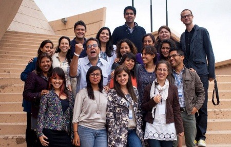 Participantes del Taller de reportería e investigación en el periodismo cultural en 2011. Foto: Alejandro Cossio