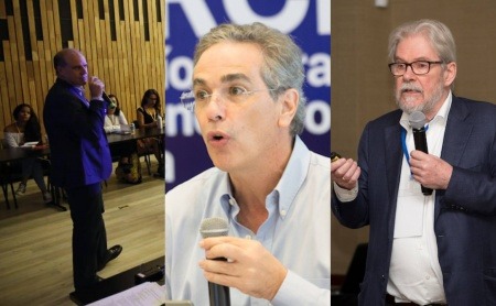 Alberto Bello, Luis Miguel González y Michael Reid / FNPI. 