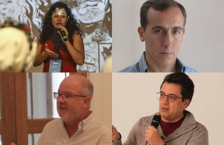 Natalia Viaja, Hugo Alconada Mon, Gerardo Reyes y Daniel Lizárraga / FNPI.