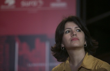 Sabrina Duque, autora de 'VolcáNica, crónicas desde un país en erupción'. Foto: David Estrada Larrañeta / FNPI.