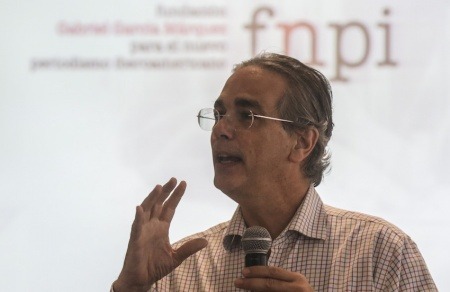 Luis Miguel González, director editorial de El Economista (México). Foto: Joaquín Sarmiento / FNPI.