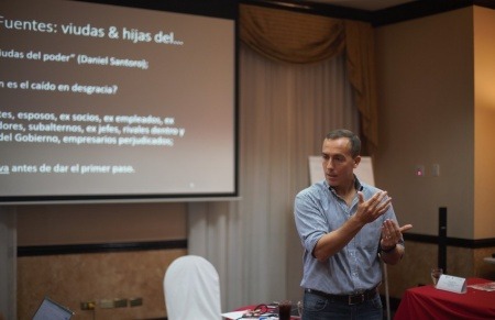 Hugo Alconada Mon, prosecretario de redacción de La Nación (Argentina). Foto: Emmanuel Upegui / FNPI.