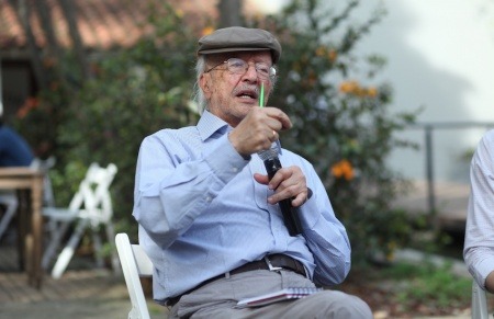 Javier Darío Restrepo (q.e.p.d.) dirigió el Consultorio Ético de la Fundación Gabo desde su creación en el 2000. Foto: Daniel Bustamante - Fundación Gabo.