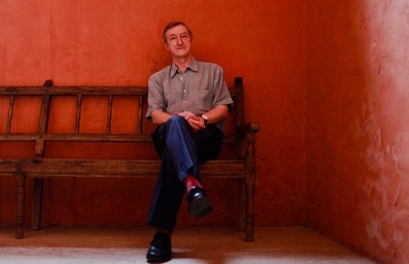 Julian Barnes en el Hotel Santa Clara durante el Hay Festival Cartagena. Joaquín Sarmiento/Archivo FNPI