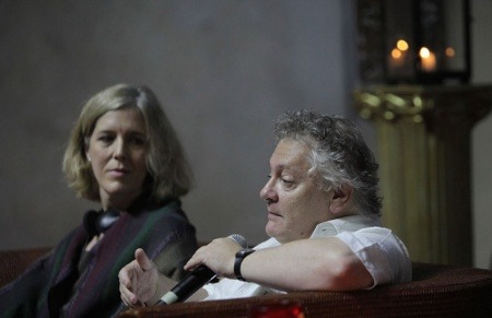 Anne Midgette y Diego Fischerman en la charla 'Conversaciones barrocas' durante el Festival Internacional de Música de Cartagena, 2013. Créditos: Joaquín Sarmiento