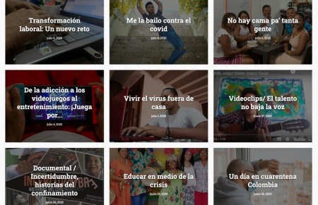 Algunos de los trabajos destacados en el especial #NoSomosLosMismos, de la Red Colombiana de Periodismo Universitario. 