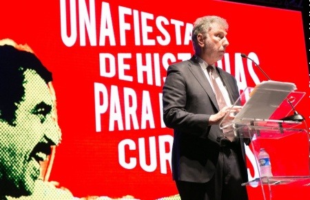Martin Baron en el Festival Gabo en 2016. Fotografía: Julián Roldán. 